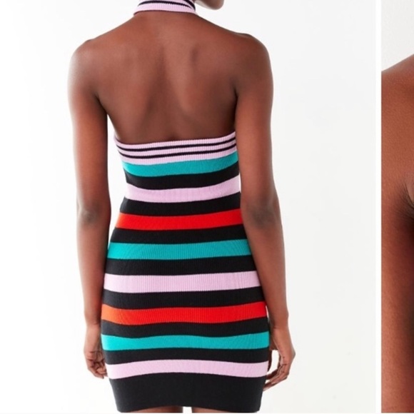[Urban Outfitters] Hallie Striped Halter Dress - Picture 6 of 8